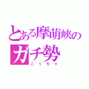 とある摩萌峡のガチ勢（こぅちゃ）