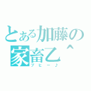 とある加藤の家畜乙＾＾（ブヒー♪）