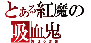 とある紅魔の吸血鬼（おぜうさま）