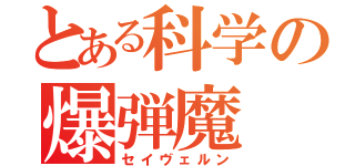 とある科学の爆弾魔（セイヴェルン）