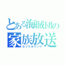 とある海賊団の家族放送（カゾクホウソウ）