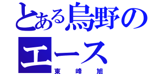 とある烏野のエース（東峰旭）