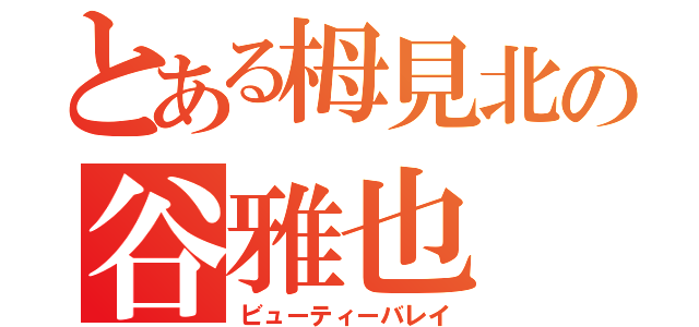 とある栂見北の谷雅也（ビューティーバレイ）