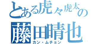 とある虎々虎太郎の藤田晴也（カン・ムチョン）