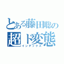 とある藤田聡の超ド変態（インデックス）