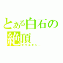 とある白石の絶頂（エクスタシー）