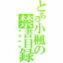 とある小楓の禁書目録（永遠好友）