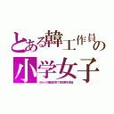 とある韓工作員の小学女子（カルトの集団詐欺で性犯罪を捏造）