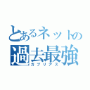 とあるネットの過去最強（ガブリアス）