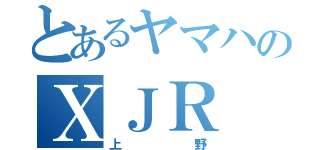 とあるヤマハのＸＪＲ（上野）