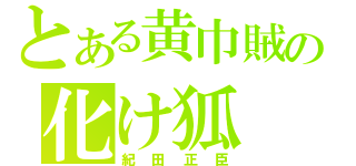 とある黄巾賊の化け狐（紀田正臣）