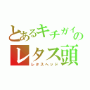 とあるキチガイのレタス頭（レタスヘッド）