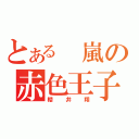 とある 嵐の赤色王子（櫻井翔）