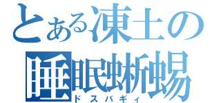 とある凍土の睡眠蜥蜴（ドスバギィ）