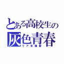 とある高校生の灰色青春（リア充爆撃）