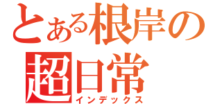 とある根岸の超日常（インデックス）