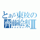 とある東校の齊藤絵梨香Ⅱ（ボカロ好き）