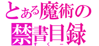 とある魔術の禁書目録（すくー）