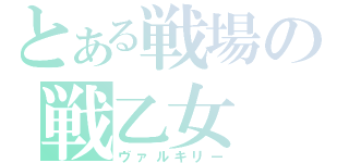 とある戦場の戦乙女（ヴァルキリー）