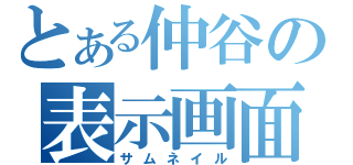 とある仲谷の表示画面（サムネイル）