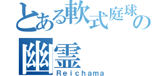 とある軟式庭球部の幽霊（Ｒｅｉｃｈａｍａ）