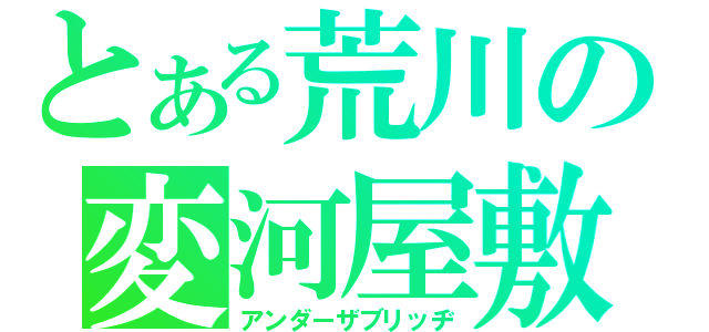 とある荒川の変河屋敷（アンダーザブリッヂ）