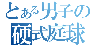 とある男子の硬式庭球（）