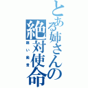 とある姉さんの絶対使命（痛い発言）