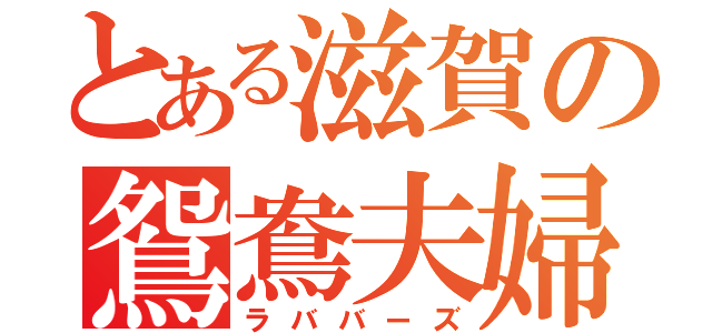 とある滋賀の鴛鴦夫婦（ラババーズ）