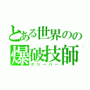 とある世界のの爆破技師（クリーパー）