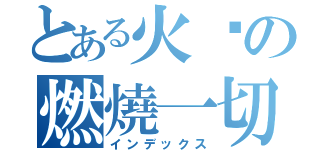 とある火焰の燃燒一切（インデックス）