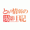 とある情弱の撮影日記（トレインメモリー）