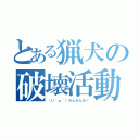 とある猟犬の破壊活動（（∪＾ω＾）わんわんお！）