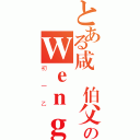 とある咸濕伯父のＷｅｎｇＦｕＭａｋ（初一乙）