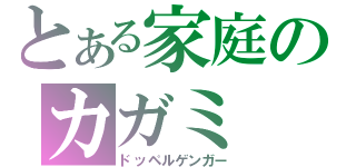 とある家庭のカガミ（ドッペルゲンガー）