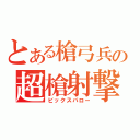 とある槍弓兵の超槍射撃（ビックスパロー）