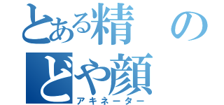 とある精のどや顔（アキネーター）