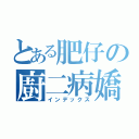 とある肥仔の廚二病嬌（インデックス）