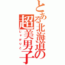 とある北海道の超美男子（じゃがりこ）