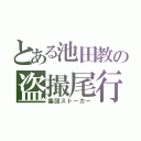 とある池田教の盗撮尾行（集団ストーカー）