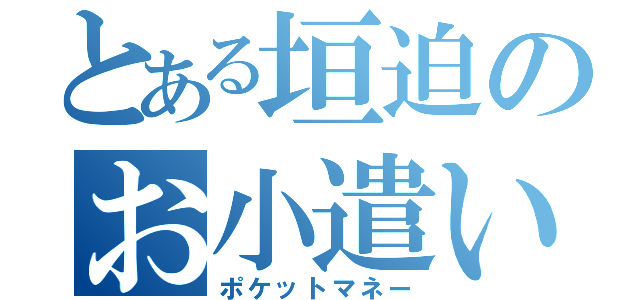 とある垣迫のお小遣い（ポケットマネー）