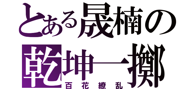 とある晟楠の乾坤一擲（百花繚乱）