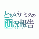 とあるカミタの近況報告（Ｔｗｉｔｔｅｒ）