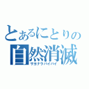 とあるにとりの自然消滅（サヨナラバイバイ）