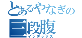 とあるやなぎの三段腹（インデックス）