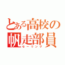 とある高校の帆走部員（セーリング）