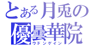 とある月兎の優曇華院（ウドンゲイン）