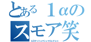 とある１αのスモア笑（ビスケットｘマシュマロｘチョコ）