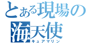 とある現場の海天使（キュアマリン）