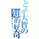 とある大智の知的好奇心（隣を見ろ！）